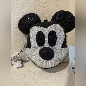 Disney x ALDO Platinum Collection Rhinestone Mickey Mouse Mini Purse